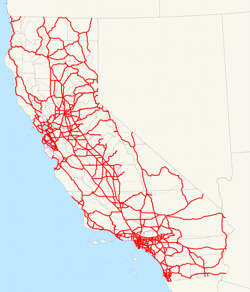 California Freeway And Expressway System - Wikipedia - Highway 41 California Map
