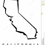 California Geometric Map Stock Vector. Illustration Of Simple   Simple Map Of California