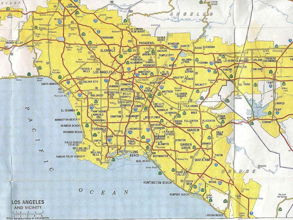 California Highways (Www.cahighways): Southern California - Map Of California Highways And Freeways