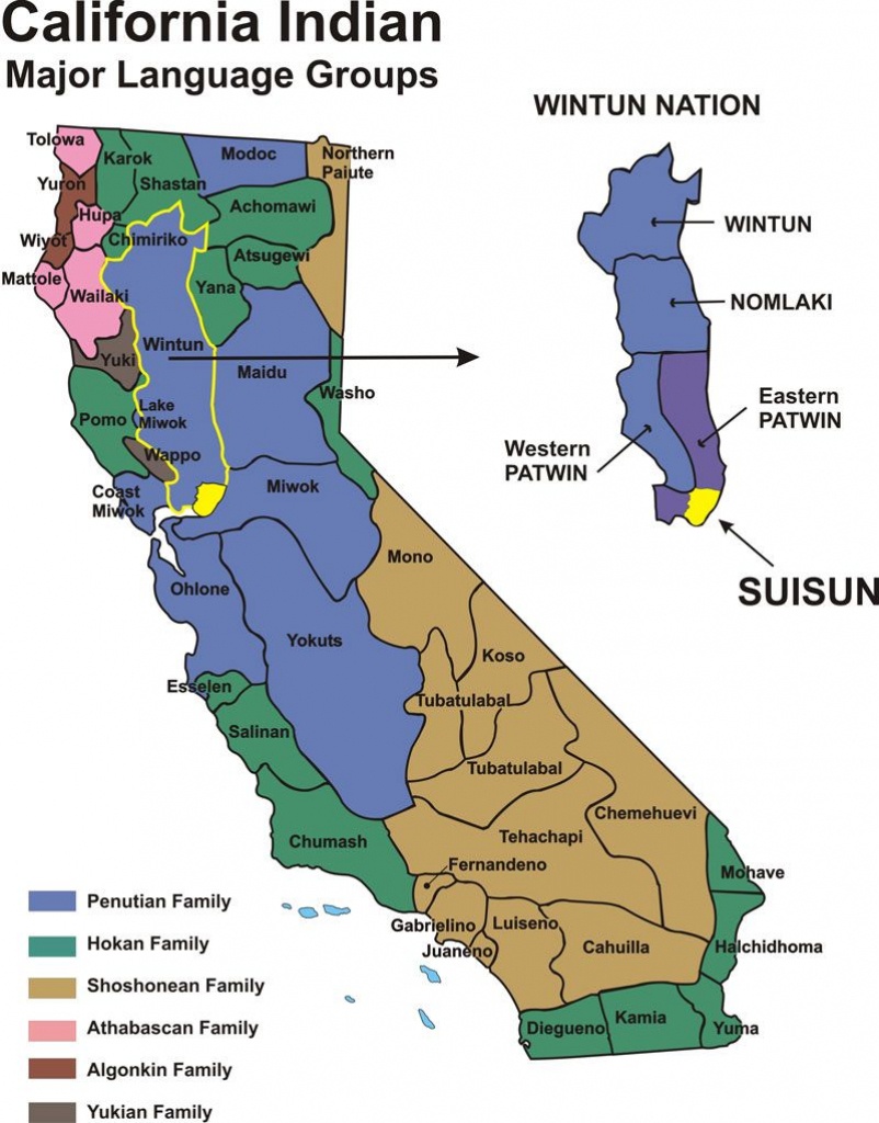 California Indians - Historical Map | Fairfield/suisun, California - California Indian Casinos Map