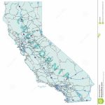 California Interstate Highway Map Stock Vector   Illustration Of   California Interstate Highway Map