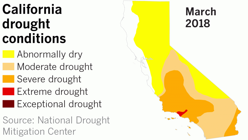 California Is Drought-Free For The First Time In Nearly A Decade - California Drought Map