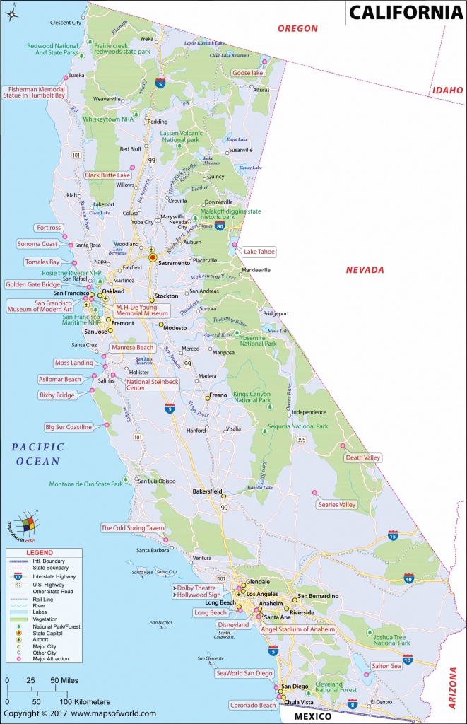California Large Map(1800X3027): Hd Image &amp;amp; Picture - Large Map Of California