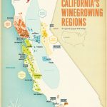 California Map For The Wine Institute Of California | Designer   California Map Book