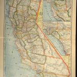 California Map Of California Wall Art Decor Large Antique Colorful   California Map Wall Art