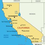 California Map Of Cities And Travel Information | Download Free   Full Map Of California