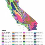 California Native Plant Provisional Seed Zones   Usda Zone Map California
