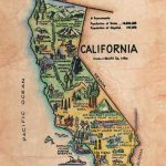 California Old California Map Kid's Retro Map | Etsy   Old California Map
