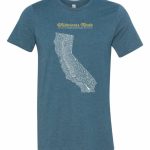 California Our Water River Map T Shirt   California Map T Shirt