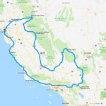 California Road Trip   The Perfect Two Week Itinerary | The Planet D   Road Trip California Map