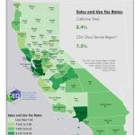 California Sales Taxcounty Map – Map Of Usa District   California Sales Tax Map