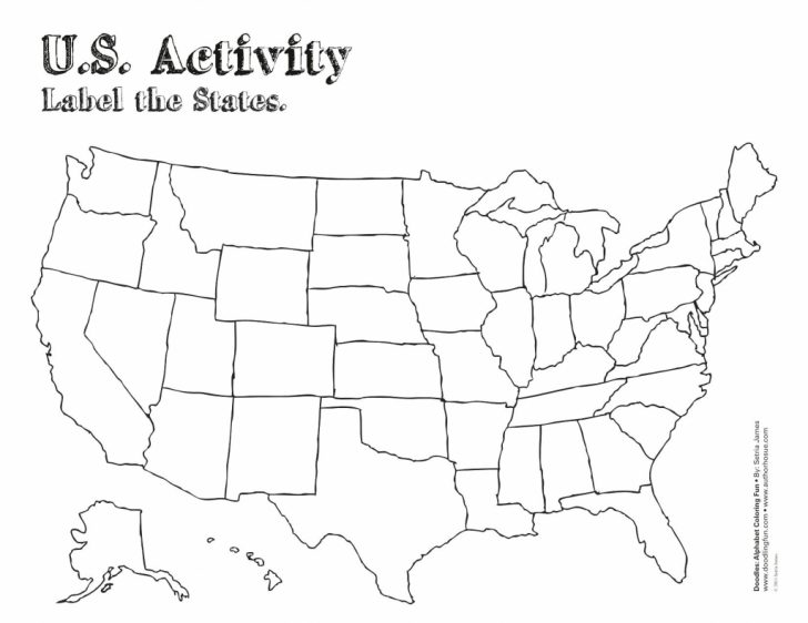 Free Printable Outline Map Of United States