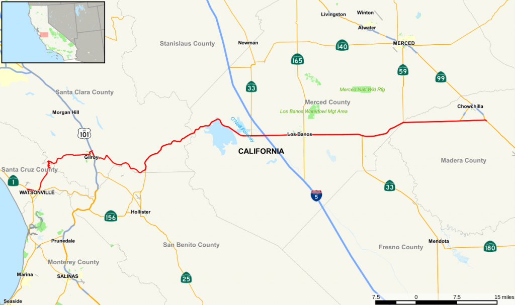 California State Route 152 - Wikipedia - Where Is Hollister California At On A Map