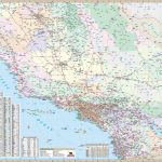 California State Southern Wall Map – Kappa Map Group   California Wall Map