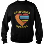 California Strong Heart Map Shirt   Online Shoping   California Map Shirt