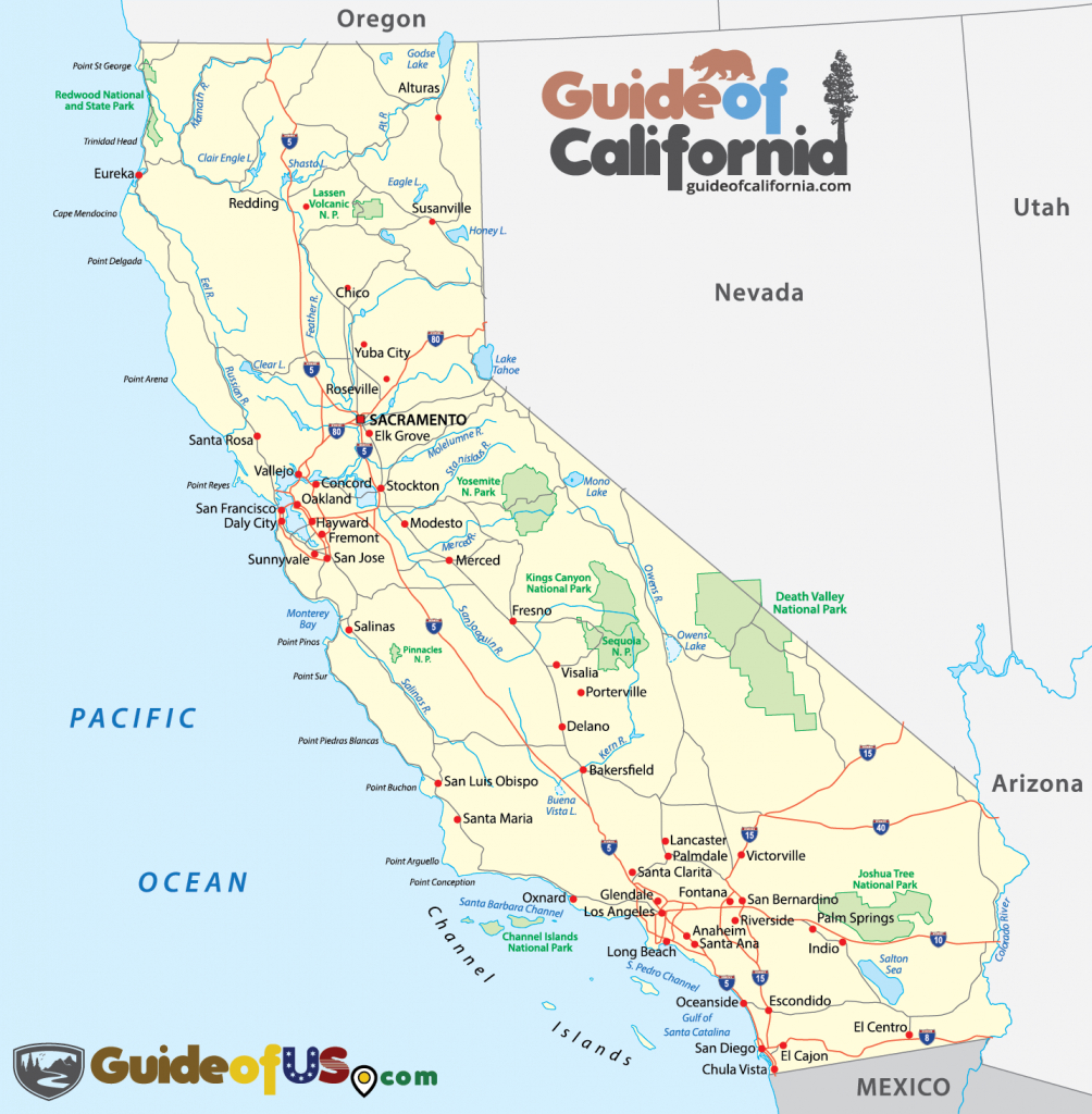 California Travel Maps | California - California Travel Map