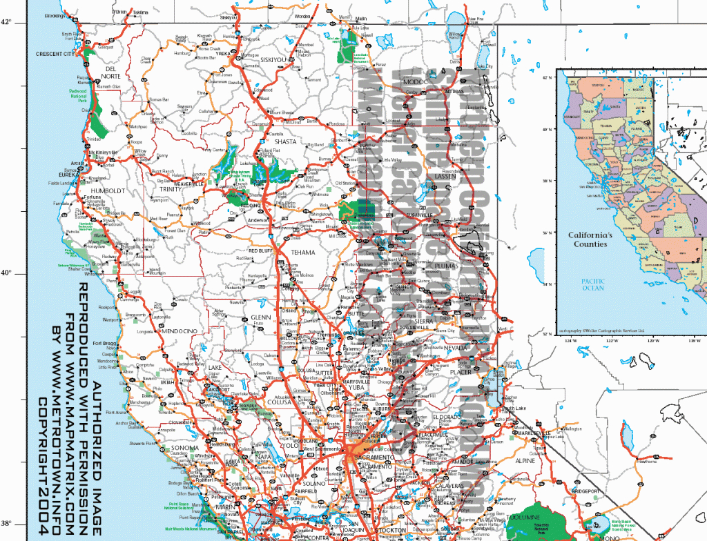 California Usa | Road-Highway Maps | City &amp;amp; Town Information - Driving Map Of California