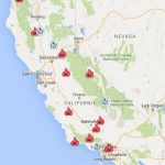 California Wildfire Map 2017 Cal Fire Saturday Morning August 8 2015   2017 California Wildfires Map