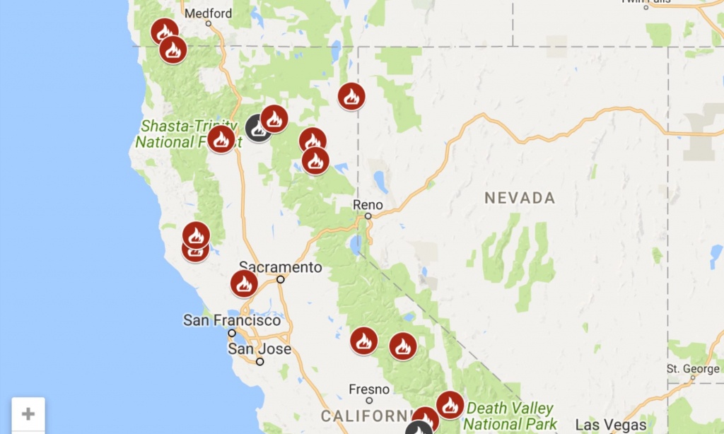 California Wildfire Map – Nothing - Live Fire Map California
