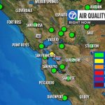 California Wildfires: Check Current Bay Area Air Quality Levels   Map Of Current Fires In Southern California