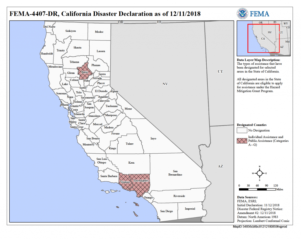 California Wildfires (Dr-4407) | Fema.gov - California Department Of Forestry And Fire Protection Map