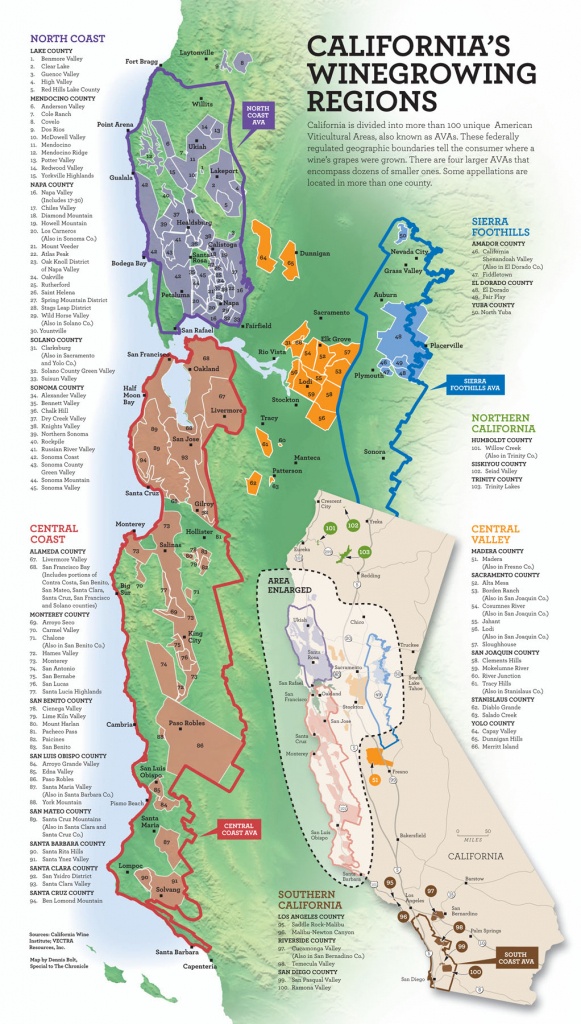 California-Wine-Map – Nezpourvin - California Wine Map