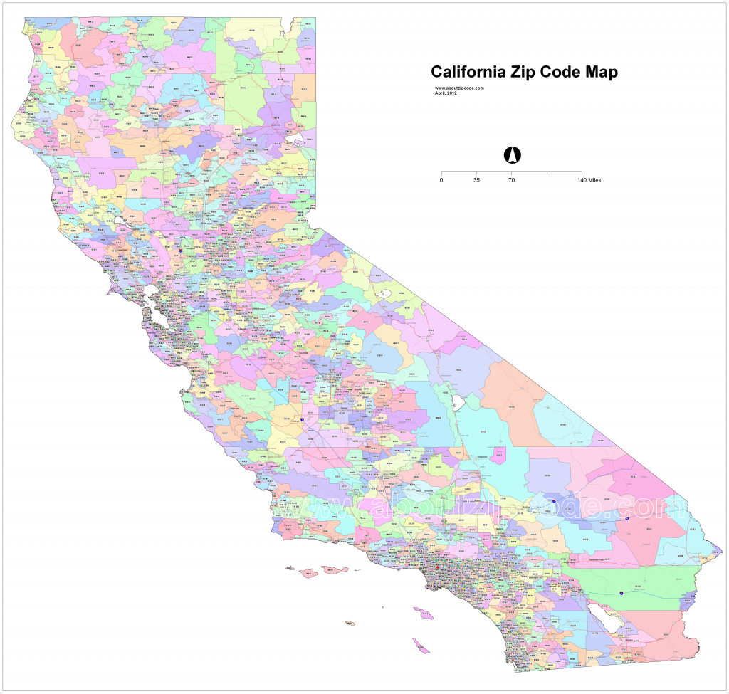 California Zip Code Maps - Free California Zip Code Maps - California Zip Code Map Free