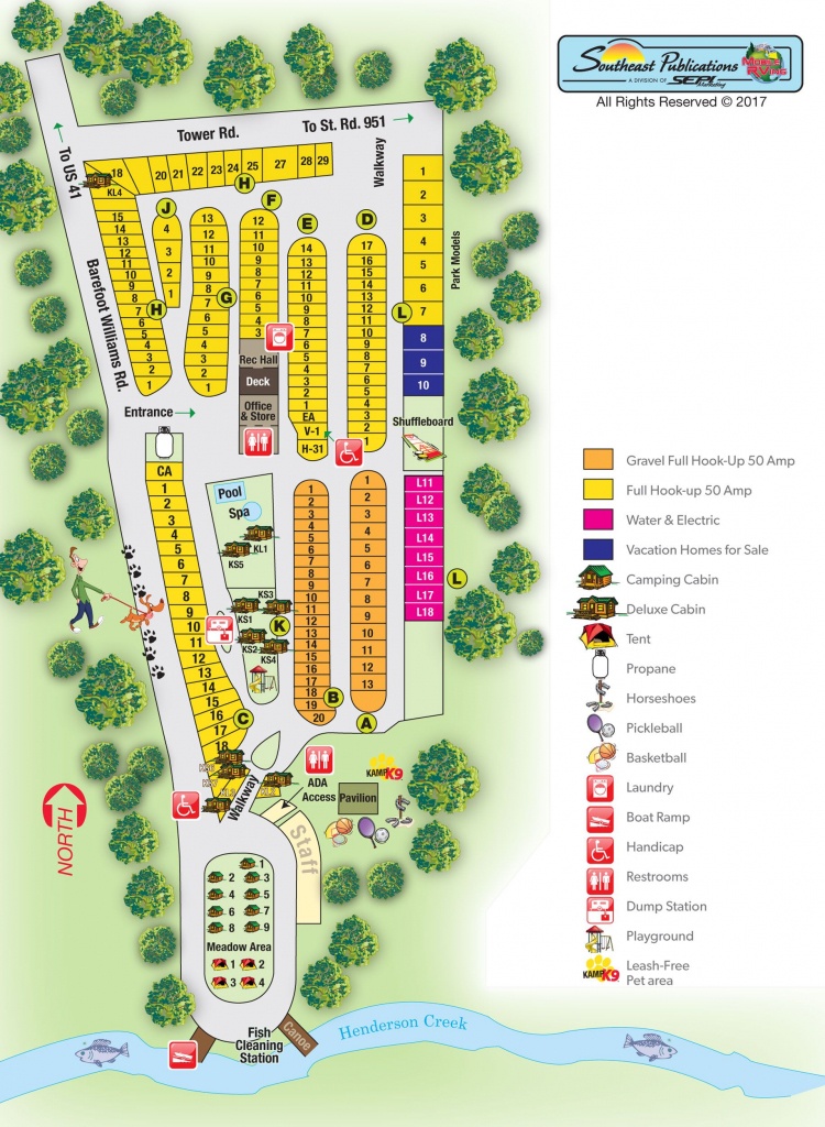 Campground Site Map | Florida Campgrounds And Harvest Host | Rv - Florida Campgrounds Map
