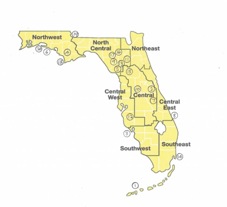 Florida State Parks Map