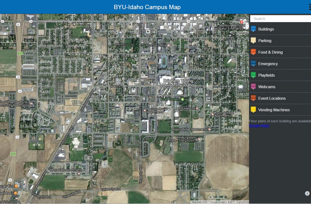 Campus Maps - Byu Campus Map Printable