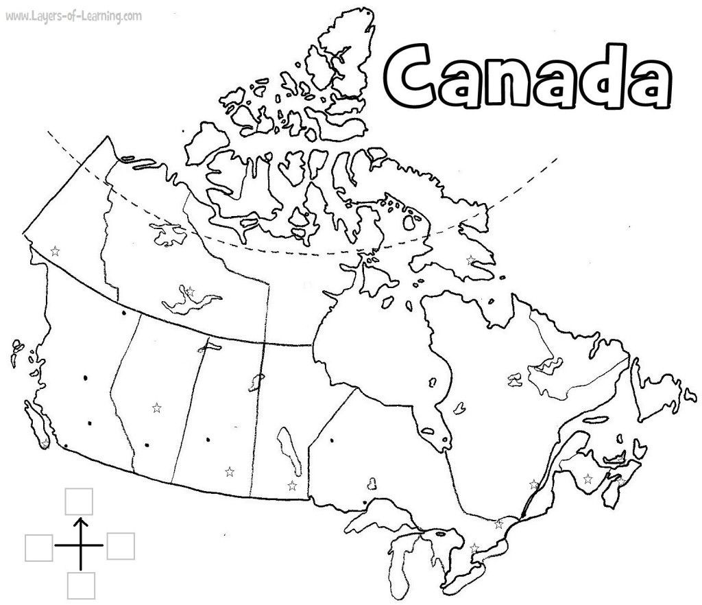 Canada Printable Map | Geography | Learning Maps, Map, Geography Of - Printable Blank Map Of Canada To Label