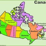 Canada Provinces And Territories Map | List Of Canada Provinces And   Free Printable Map Of Canada Provinces And Territories