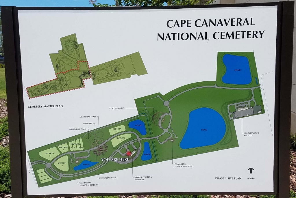 Cape Canaveral National Cemetery In Mims, Florida - Find A Grave - Florida National Cemetery Map