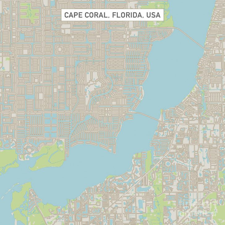 Street Map Of Cape Coral Florida