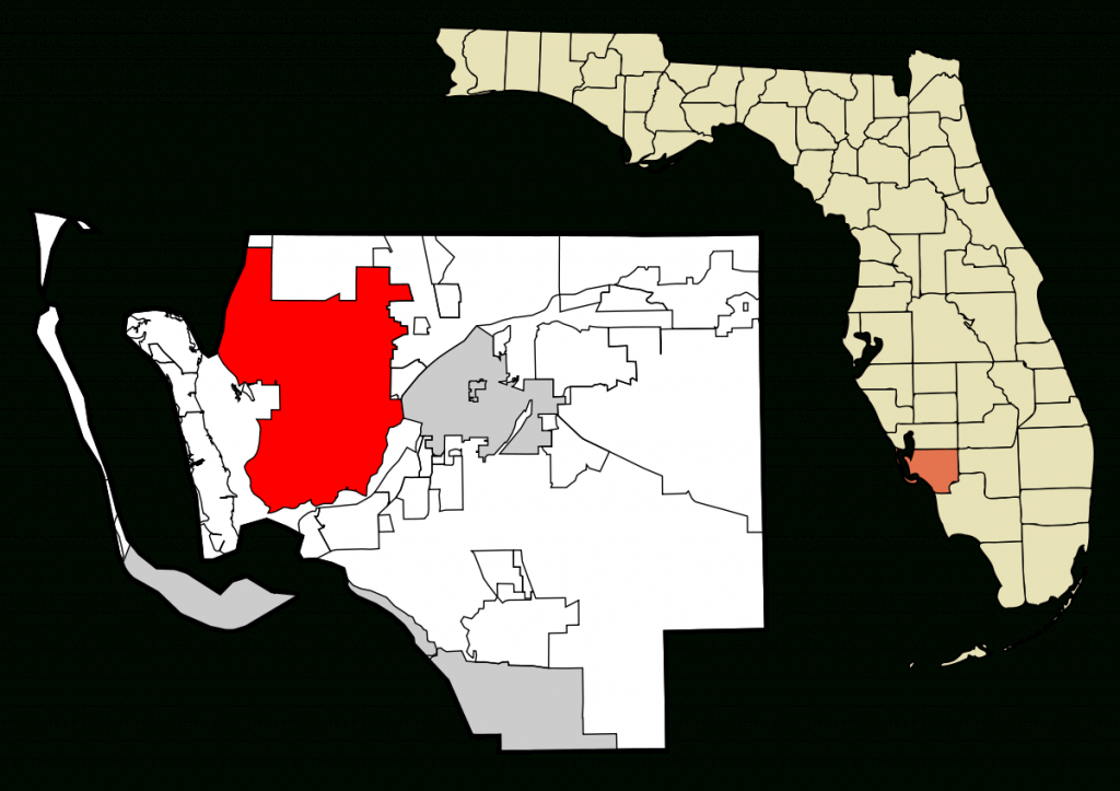 Cape Coral, Florida - Wikipedia - Map Of Florida Including Cape Coral