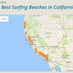 Cassurf | The Best Surfing Beaches In California | #cassurf Tees +   California Surf Map