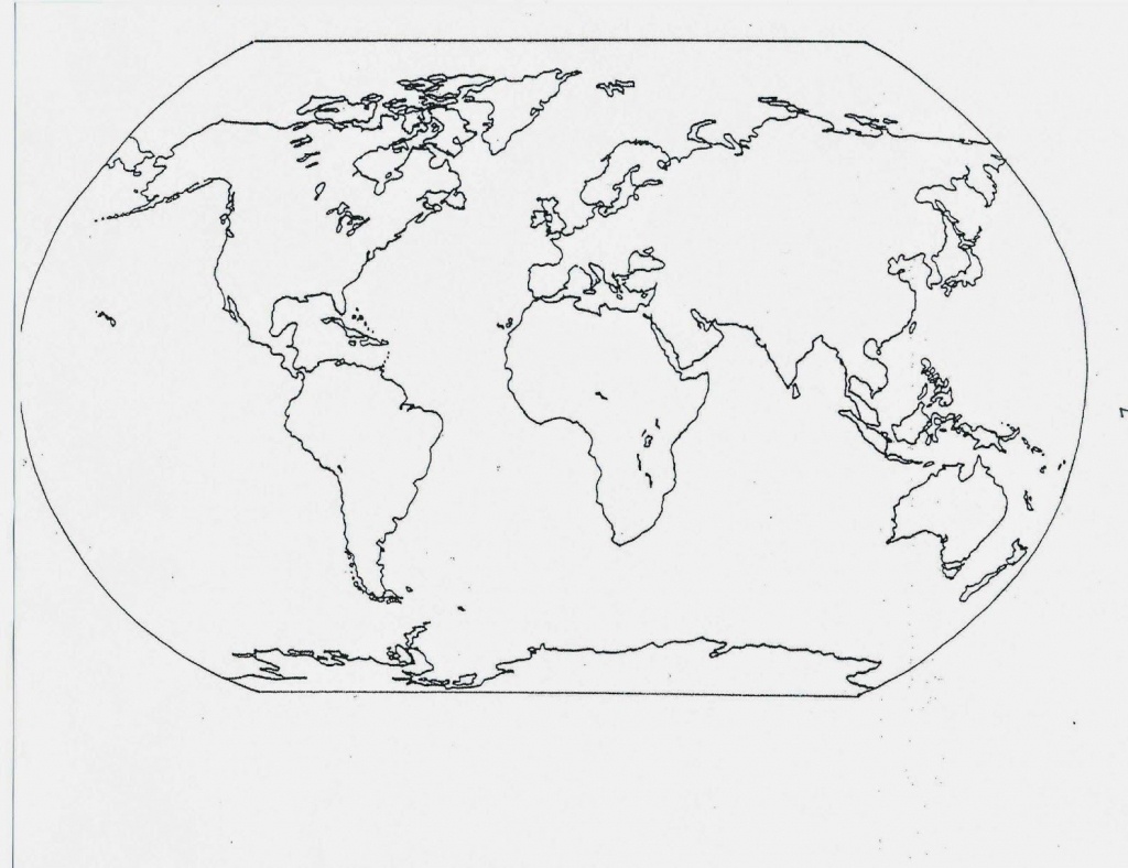 Catholic Schoolhouse: Year 3: Free Printable Blank Maps | Year 3 - Printable Map Of Oceans And Continents