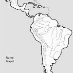 Central American Physical Map Printable South America With Key Best   South America Physical Map Printable