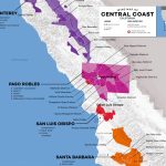 Central Coast Wine: The Varieties And Regions | Wine Folly   California Ava Map
