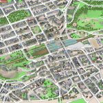 Central Edinburgh Scotland Visitors 3D Interactive Printable Inner   Edinburgh Street Map Printable