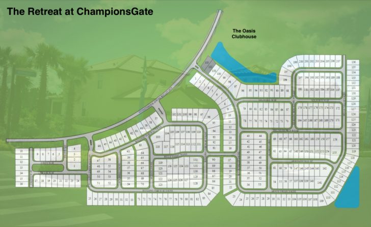 Champions Gate Florida Map