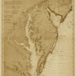 Chesapeake Bay And Delaware Bay Historical Map   1912 In 2019   Printable Map Of Chesapeake Bay