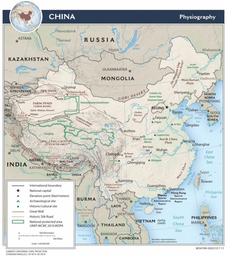 Printable Map Of China For Kids