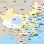 China City Map, Map Of China Cities, Printable China City Map   Printable Map Of China