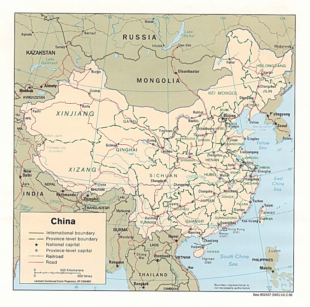 China Maps - Perry-Castañeda Map Collection - Ut Library Online - Aaa Texas Maps