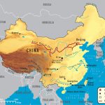 China Rivers Map 2019, Important Rivers In China   Printable Map Of China For Kids
