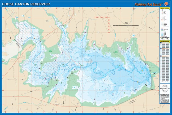 Texas Lake Maps Fishing