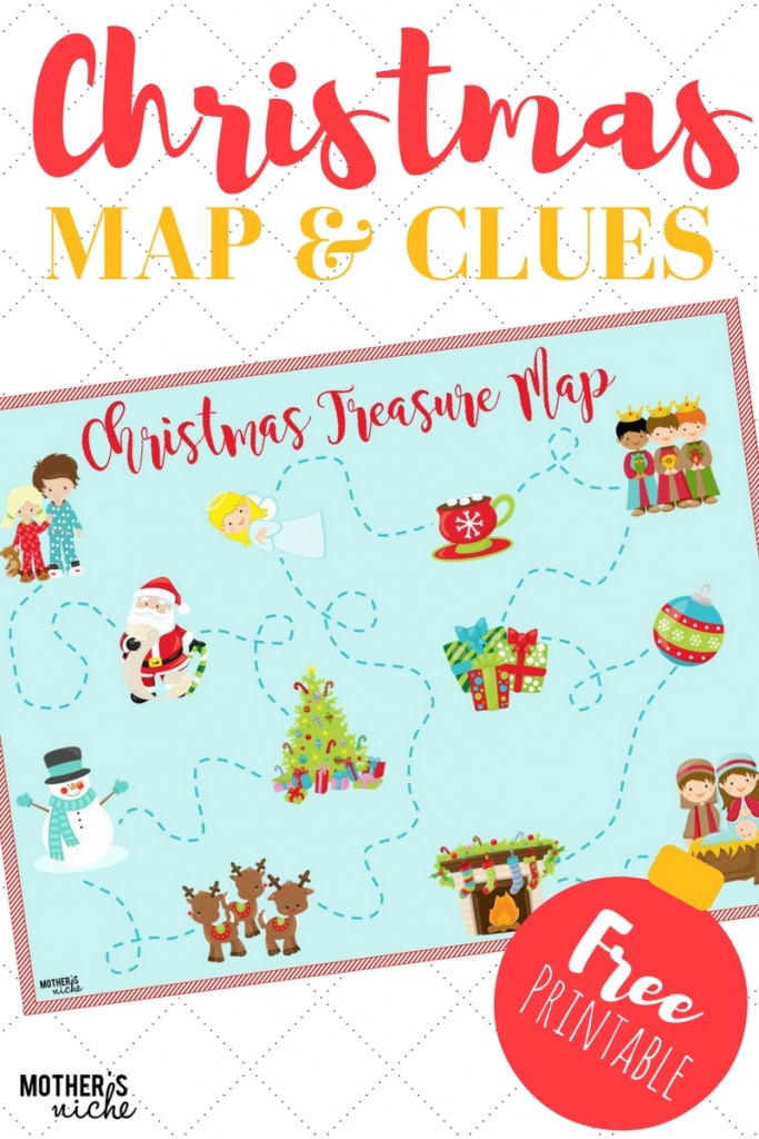 Christmas Treasure Map: Free Printable Map And Clues - Printable Scavenger Hunt Map