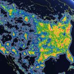 Cities With The Most Light Pollution   Business Insider   Light Pollution Map California