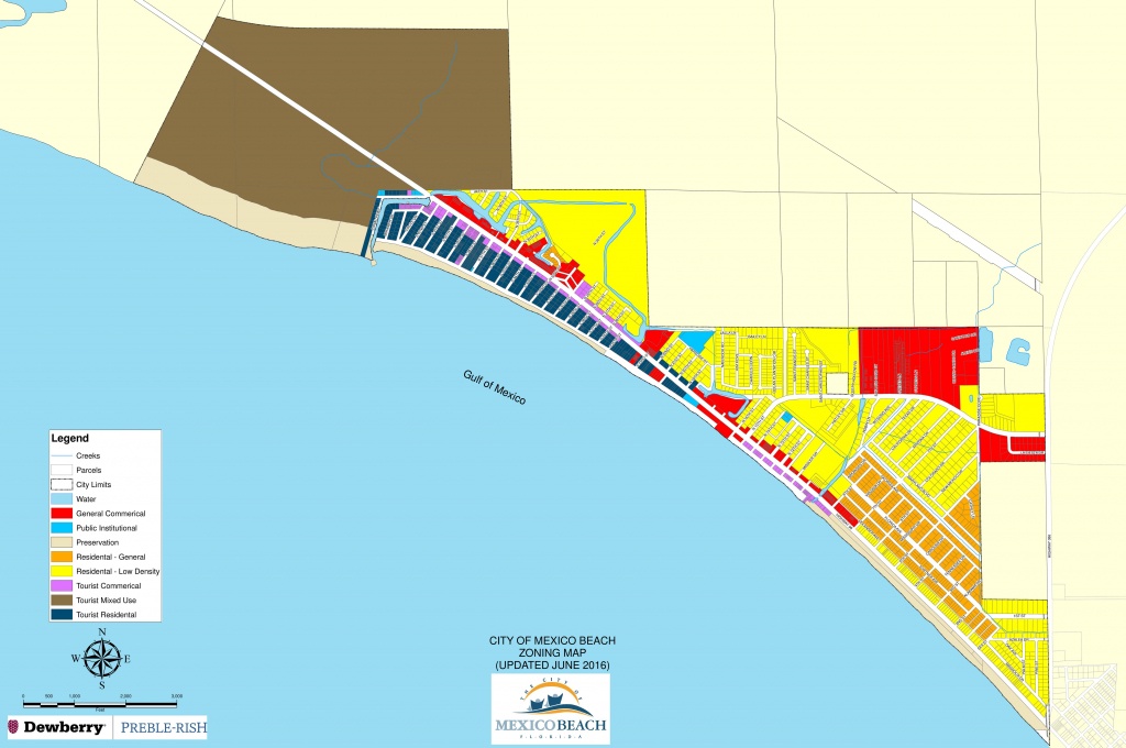 City-Of-Mexico-Beach-Zoning-Map | 98 Real Estate Group - Mexico Florida Map